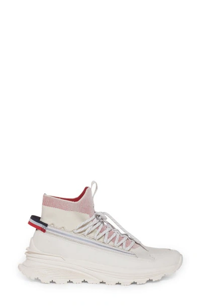 Shop Moncler Monte Runner High Top Sneaker In White
