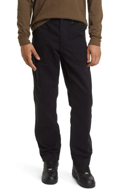 Shop Alpha Industries Fatigue Cotton Pants In Black
