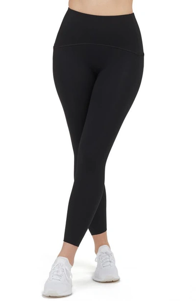 Shop Spanx Booty Boost Perfect Pocket 7/8 Leggings In Very Black
