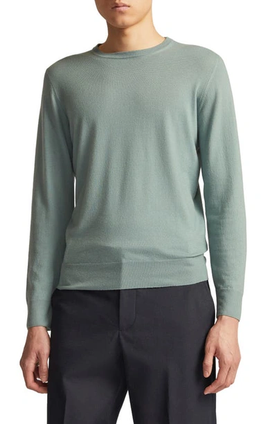 Shop Loro Piana Crewneck Superlight Cashmere Sweater In 50kcgreyish