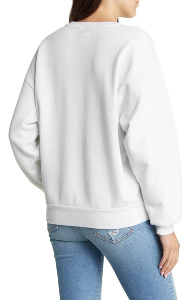 Shop Mother The Drop Square Stargazer Cotton Graphic Sweatshirt In Quick Trip