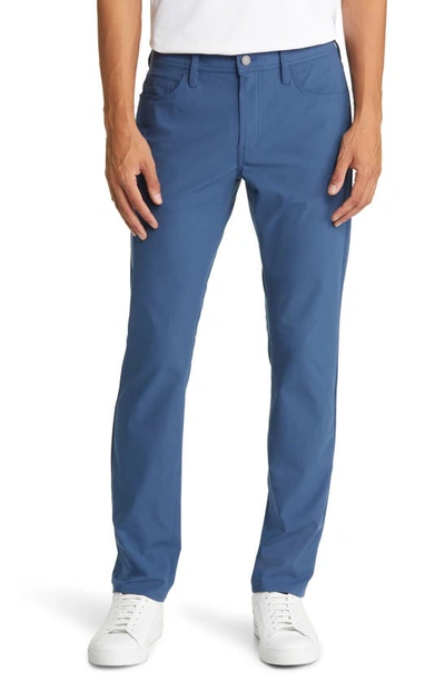 Shop Alton Lane Flex Five Pocket Pants In Coastal Blue