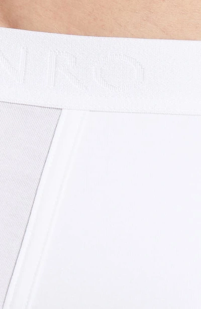 Shop Hanro Stretch Cotton Essentials Briefs In All White