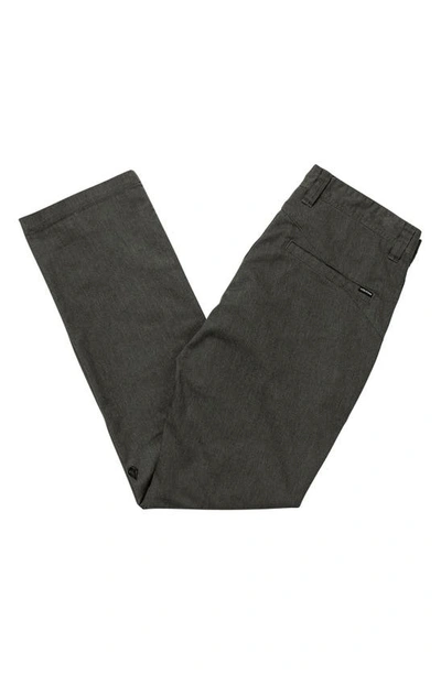 Shop Volcom Frickin' Modern Fit Stretch Chino Pants In Charcoal Heather