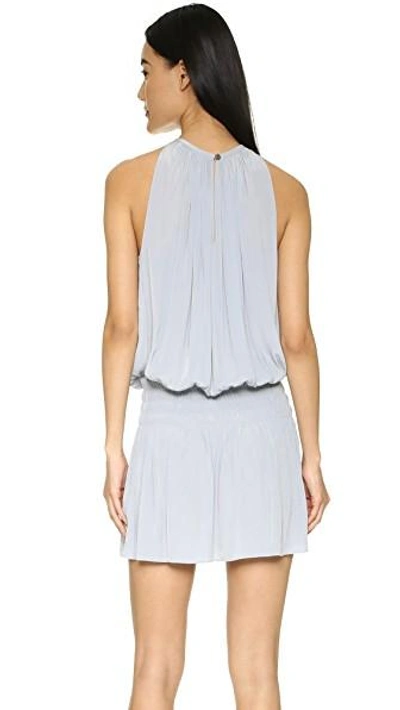Shop Ramy Brook Paris Sleeveless Dress In Silver