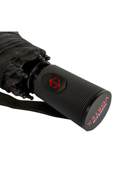 Shedrain Vortex Windproof Umbrella In Black