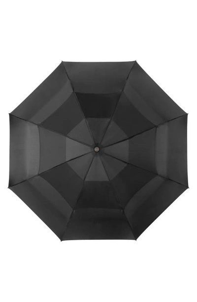 Shedrain Vortex Windproof Umbrella In Black