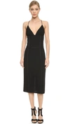 Jason Wu Corded Lace Slip Dress In Black