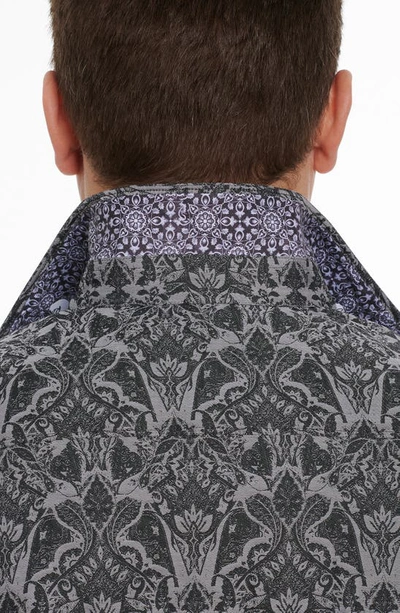 Shop Robert Graham Highland Woven Button-up Shirt In Grey