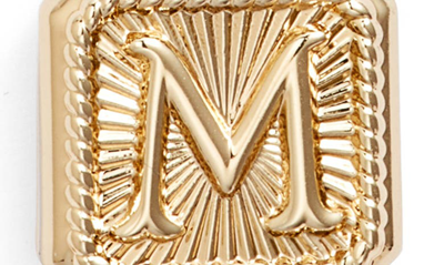 Shop Miranda Frye Harlow Initial Pendant Necklace In Gold - M