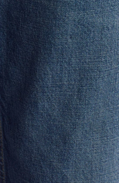 Shop Bottega Veneta Medium Wash Nonstretch Boyfriend Jeans In Mid Blue