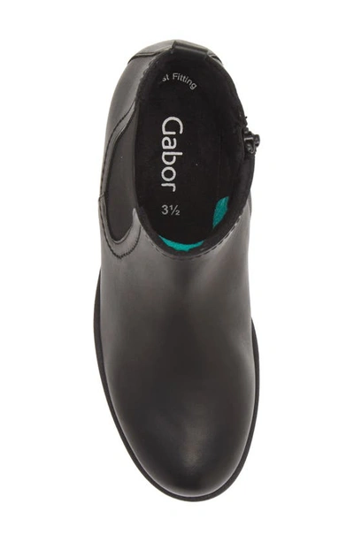 Shop Gabor Platform Chelsea Boot In Black