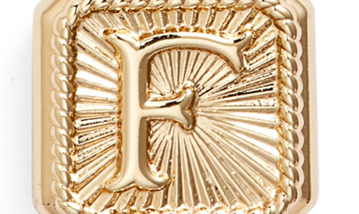 Miranda Frye Harlow Initial Pendant Necklace In Gold - F