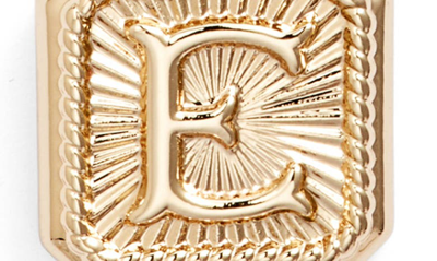 Shop Miranda Frye Harlow Initial Pendant Necklace In Gold - E