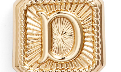 Shop Miranda Frye Harlow Initial Pendant Necklace In Gold - D