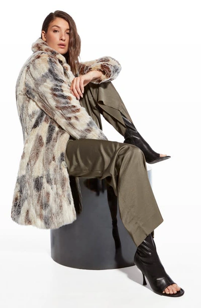 Shop As By Df Alexa Faux Fur Jacket In Autumn