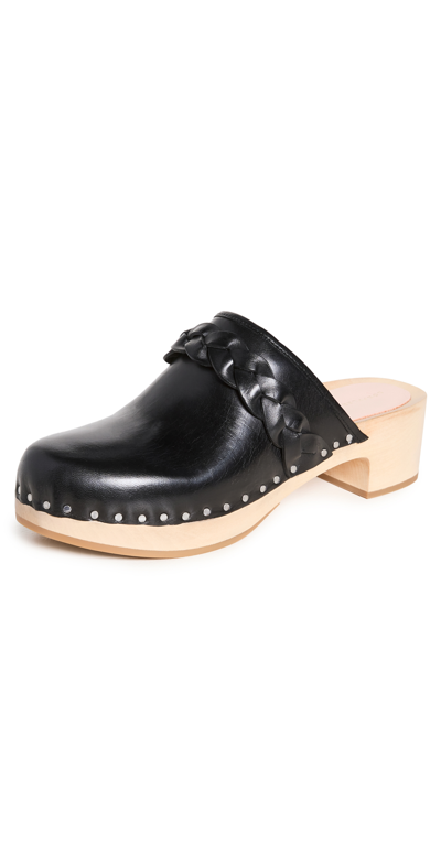 Shop Loeffler Randall Polina Low-heel Clogs In Black