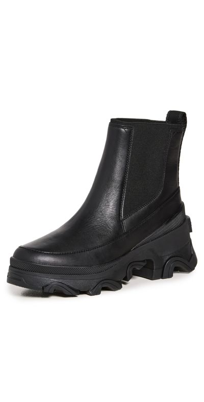 Shop Sorel Brex Chelsea Boots Black/black