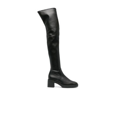 Shop Staud Black Cy 65 Thigh-high Boots