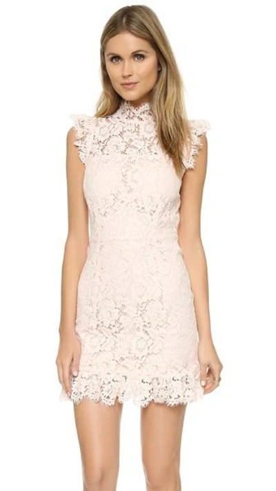 Shop One By Into The Night Dress In Blush