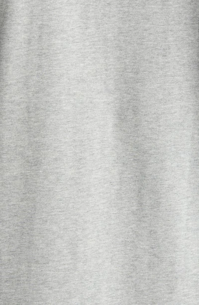Shop Nike Lab Crewneck T-shirt In Dark Grey Heather/ White