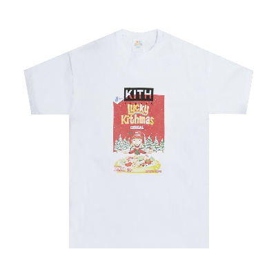 Pre-owned Kith For Lucky Charms Mas Cereal Box Vintage Tee 'white'