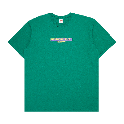 Pre-owned Supreme Connected Tee 'light Pine' In Green
