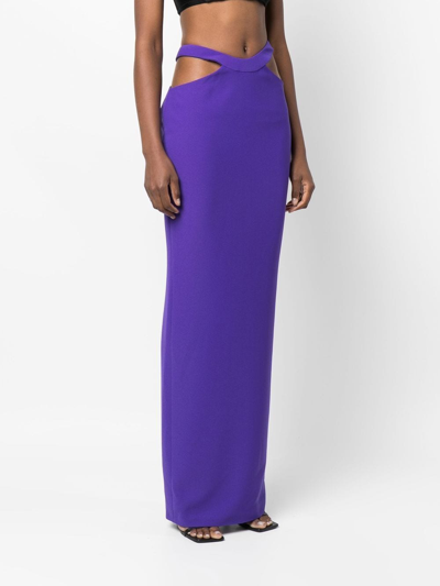 Shop Monot Skirt In Purple