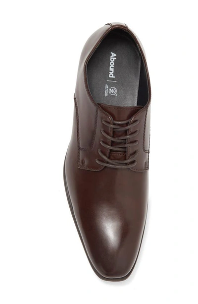 Shop Abound Ace Plain Toe Derby In Brown Coffee