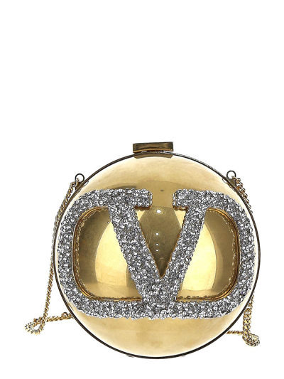 Valentino gold online clutch