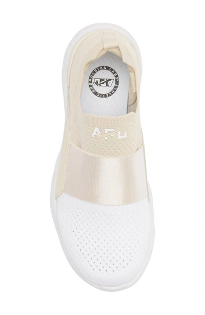 Shop Apl Athletic Propulsion Labs Techloom Bliss Knit Running Shoe In Beach / White