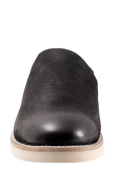 Softwalk Wolcott Ii Mule In Black Nubuck