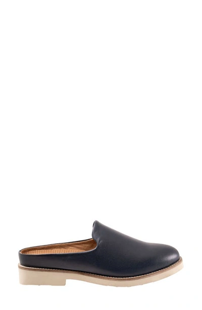 Shop Softwalk Wolcott Ii Mule In Navy Leather