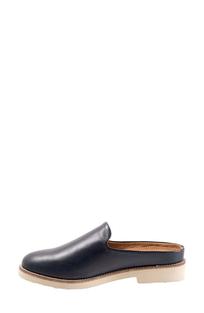 Shop Softwalk Wolcott Ii Mule In Navy Leather