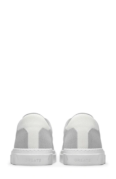 Shop Greats Royale Sneaker In Grey/ White Fabric