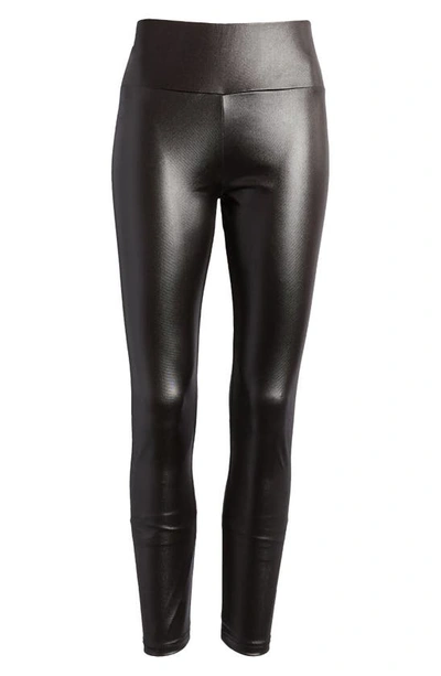 Shop Nikki Lund Penelope Faux Leather Leggings In Black