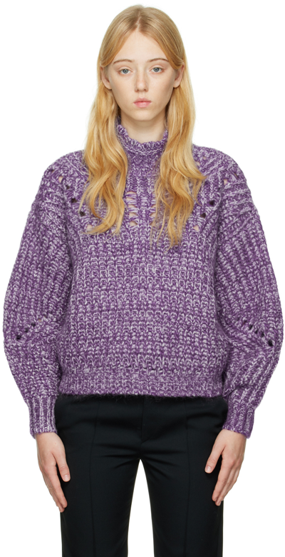 Shop Isabel Marant Purple Jarren Sweater In Utvi Ultra Violet