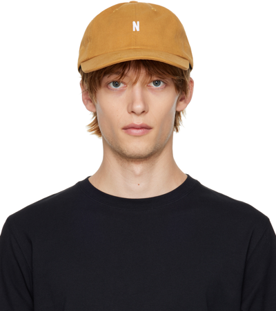 Shop Norse Projects Yellow Sports Cap In Chrome Yellow