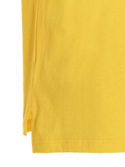 Shop Lanvin Logo T-shirt In Yellow