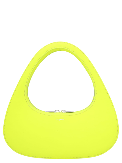 Shop Coperni Baguette Swipe Bag Handbag In Yellow