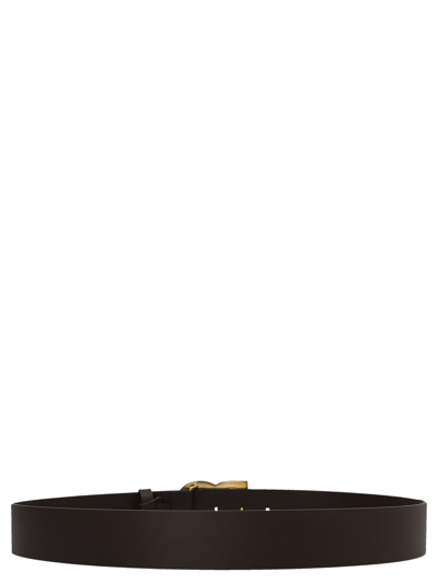 Shop Dolce & Gabbana Logo Belt In Brown