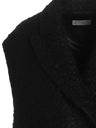 Shop Alberto Biani Boyfriend Vest In Black