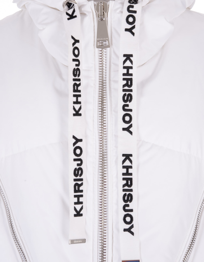 Shop Khrisjoy Woman White Khris Iconic Sleeveless Jacket In Bianco