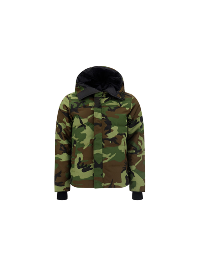 Canada Goose Macmillan Camo Water Resistant Down Parka In Green | ModeSens