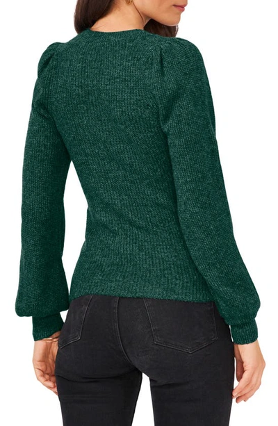 Shop 1.state Balloon Sleeve Sweater In Pine Green