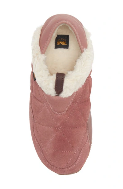 Teva Reember Plush Convertible Camp Shoe In Burlwood