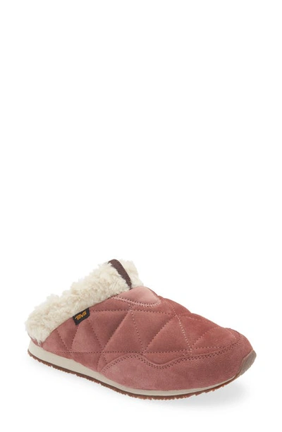 Teva Reember Plush Convertible Camp Shoe In Burlwood