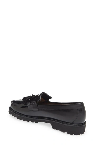 G.h. Bass & Co. Layton Lug Sole Loafer In Black