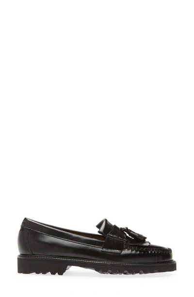 G.h. Bass & Co. Layton Lug Sole Loafer In Black