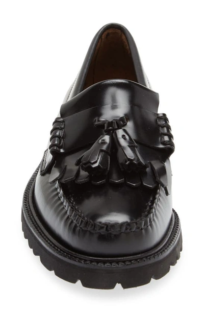 G.h. Bass & Co. Layton Lug Sole Loafer In Black
